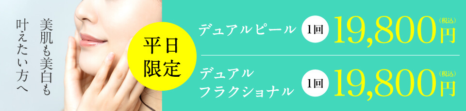 デュアルピールとデュアルフラクショナル