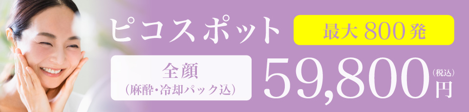 ピコスポット最大８００発